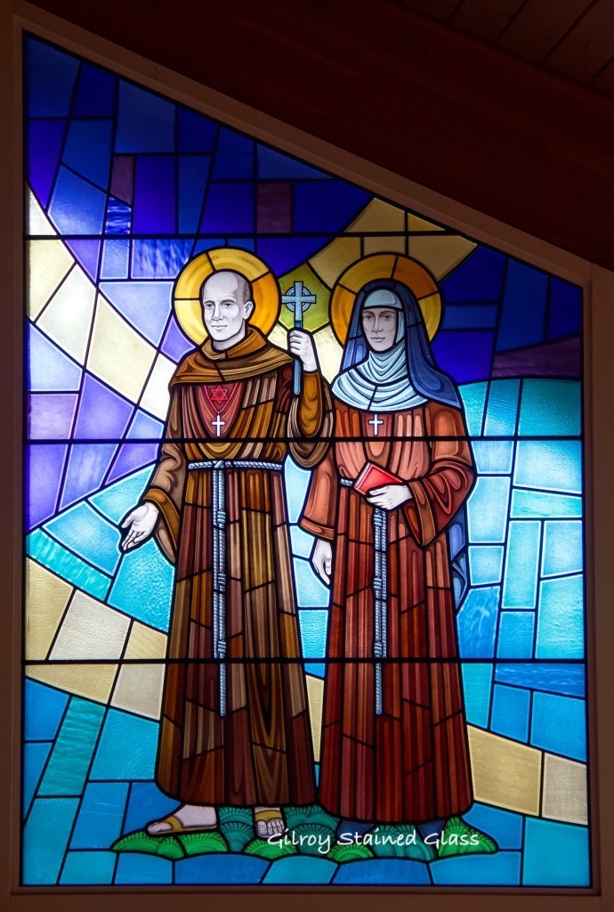 Fr Paul & Mother Lurana ©Gilroy Stained Glass